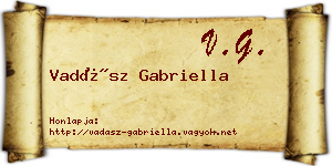 Vadász Gabriella névjegykártya